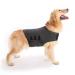 Zongha anti stress vest for dogs panic dishes for dogs fear dog coat medical dog vest vest for anxious dog dog fear jacket gray l gray large