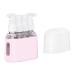 Portable Travel Pump Bottle Set for Toiletries and Lotions Pink