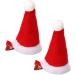 hgnxa Christmas Santa Hat Hair lip Party Props Accessories Hair Pin Festive Glitter Sequins Hat Barrettes Holiday Headwear - Buy Online on GoSupps.com
