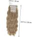 Beavorty hair extension set of four highlights blonde clip in hair extensions 6d hair extensions light brown hair extensions hairpieces hair toppers Miss High temperature wire wig curls - Buy Online on GoSupps.com