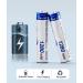 Buy Cotchear 1280mAh AAA Rechargeable Batteries - 4-Pack Ni-MH Long Lasting Eco-Friendly | International Shipping Available - Buy Online on GoSupps.com