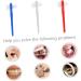 Buy Minkissy 9 STK Portable Denture Cleaner & Prosthesis Brush - Effective Double-Sided Cleaning Device for Impeccable Oral Hygiene - Buy Online on GoSupps.com