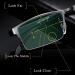 GHARAZ Progressive Multifocus Men's Reading Glasses - Photochromic Metal | 2.0+ Black Reading Aid - Buy Online on GoSupps.com