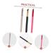 FRCOLOR 12 Pcs Pink Makeup Brush Set Multifunction Eyebrow Eyeliner & Foundation Brushes for Flawless Eye Makeup Wooden Handle & Cleaner - Buy Online on GoSupps.com