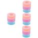 FOMIYES 12 Rolls Eyelash Tape Grafting Eyelash Tool Colorful Eyeshadow Lash Extension Auxiliary Tool Eyeliner Lash Glue Rings Breathable Lash Tape Non-woven Fabric Dispenser Microporous