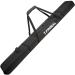 TYRONAL Padded Ski Bag for Air Travel,Single Ski Carry Bag With Adjustable Longth for Skis Up to 200cm,Full Padded Ski Travel Bag for Ski Clothes,Snow Gear,Poles and Accessories. Blk