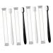 Tovinanna 4 piece toothbrush tooth cleaning Tools Dental care gifts for the tooth hygiene Tools for the tooth cleaning of mouth cleaning brush oral care bristles travel ABS