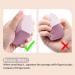 Dolovemk | Extra Large Beauty Egg Blender Makeup Sponge Face Foundation Blending Puffs Height:8.5cm(Dry)/10cm(Wet) (Purple) - Buy Online on GoSupps.com