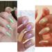 Chrome Nail Powder Set - 6 Colors Mirror Laser Aurora Chameleon Iridescent Pigment with Nail Glitter and Eyeshadow Sticks for Cat Eyes - Buy Online on GoSupps.com