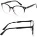 3 Pack Stylish Reading Glasses with Spring Hinge, Black/Tortoise Frames, Unisex, 1.0x Magnification - Buy Online on GoSupps.com