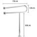 handrail Grab Rails Handicap Rails Grab Bars Toilet Bathroom Support Safety Handrails Accessories Railing Guard Frame - Buy Online on GoSupps.com