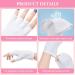 ACWOO UV Gloves for Gel Nails 2 Pair UV Protection Gloves for Manicures Anti UV Gloves for Nail Lamp Manicures Dryer Nail Skin Care Fingerless UV Protection Gloves Protect Hands from UV Harm 2 Pairs White - Buy Online on GoSupps.com