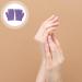 Lurrose Ladies Mittens Fingerless Moisturizing Gloves for Women Moisturizing Gloves Day Night Instantly Repair Eczema Cotton Gloves Dry Hands for Dry Rough and Cracked Hands Womens Mittens Purple - Buy Online on GoSupps.com