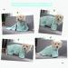 Petsmiler Dog Bathrobe - Absorbent Velcro Bathing Robe for Large Dogs | Ideal After Swimming or Rain (Green) - Buy Online on GoSupps.com
