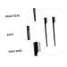 Balacoo 6 Pcs Eyebrow & Eyelash Comb Set - Professional Mascara Applicators & Grooming Tools for Perfect Lashes | International Shipping Available - Buy Online on GoSupps.com
