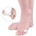 Pomobie Dry Feet Skin Remover Toe Straightener Pinky Toe Spacers Gel Spreader - Bunion Corrector & Relief Spa Socks (Clear, One Size) - Buy Online on GoSupps.com