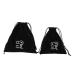Baluue 10 Pcs Storage Bag Styling Tool Organizer Hairdryer Bonnet Hotel Hair Dryer Bag Flocking Cloth Black 26x23cmx5pcs Blackx5pcs