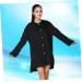 Outanaya Beauty and Hairdressing Work Clothes Hair Cutting Coat Haircut Clothes Salon Cape Barber Gown Fiber - Buy Online on GoSupps.com