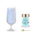 Edible Glitter Shimmer for Drinks -20g Edible Iridescent Rainbow Food Coloring Edible Metallic Powder Luster Dust for Cocktails Champagne Beverages DIY Cake - Blue