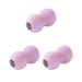 Operbound massage ball double lacro-ball self-message scooter back foot neck pink 9 x 17 cm 3 pieces of 3 Set (pink 9 x 17 cm)