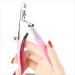 False Nail Tip Clipper Cutter Trimmer Manicure Pedicure Nail Art Tool/Acrylic Nail Tips Edge Cutter (Pink)