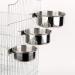 Buy Piqiuqiu 2-Piece Stainless Steel Bird Bowls | Perfect Feeding Cup for Parrots & Birds | 10 cm Hanging Cage Food Bowl - Buy Online on GoSupps.com