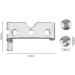 AMLESO Metal Steel Electric Push Scissors Blade Slide Holder Kit for WAHL 8591 with Screws Parts for Home Haircutting Cut Clippers - Silver - Buy Online on GoSupps.com