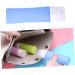 Beavorty silicone travel containers Silicone liquid Bottle shampoo travel container foaming soap dispenser Refillable Tube travel shampoo bottle shampoo dispenser bottle lotion Disposable medium Blue - Buy Online on GoSupps.com