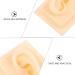Silicone Ear Display Model - 1 Pair for Practice & Teaching | Realistic Ear Props for Hearing-Aid & Simulation - Buy Online on GoSupps.com