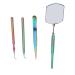 Natudeco Eyelash Extension Tweezers Set | Professional Eyelash Extension Kit & Hair Removal Tweezers | Essential Eyelash Accessories for Perfect Application - Buy Online on GoSupps.com