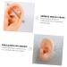 Silicone Leg Strap for Body Jewelry and Ear Piercings - Set of 4 Pieces | Artificial Ear Mold for Massage and Foley | Silicone Body Parts Silicone Mold - Light Yellow - Buy Online on GoSupps.com