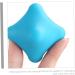 Frcolor Silicone Massage Ball - Vibrating Neck & Muscle Knot Remover - Hexagonal Yoga Roller - 5.7cm Blue - Buy Online on GoSupps.com