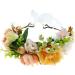 Buy Women s Floral Headband Wreath Crown - Fuchsia Ribbon for Festivals & Weddings | HH88-2 - 1 Count - Buy Online on GoSupps.com