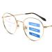 Firmoo Progressive Multifocal Blue Light Blocking Reading Glasses 1.5 for Women Men Computer Bluelight Readers Eyeglasses Progressive Lens-gold 1.5 x
