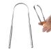 Tongue cleaner-scrub |Stainless steel tongue brush tongue scraper cleaner |U-shaped tongue scraps to treat bad breath for oral care tongue scraping for adults reduce concerns 1PCs