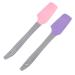 MIKINONA 2ST Spatel made of silicone wax Great hard wax pencils make-up applicators for the face silicone spatula practical tools of non-stick wax scraps form for wax pounds