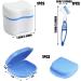 Presses Storage Box & Prosthesis Case for Orthodontics - Blue Cleaning Container with Brushes - Buy Online on GoSupps.com