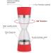 Salt and Pepper Grinder 2 in 1 Manual Salt Pepper Mill Dual Combo Mill Grinder Kitchen Tools for Peppercorns Sea Salt Himalayan Salt Spices(Red) - Buy Online on GoSupps.com