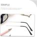 Iplusmile Schnapps Glasses Set - Metallic Glass Legs & Brackets - 3 Pairs of 20x16cm Spare Bars for Eyewear - Buy Online on GoSupps.com