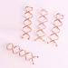 20 Pieces Spiral Bobby Pins for Bridal Bun | Rose Gold Spiral Hair Clips for Women and Girls - Buy Online on GoSupps.com