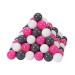 KNORRTOYS.COM 56757 Knorrtoys 56757-Ball set approx. 6 cm-100 cream/grey/rose balls