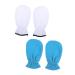 minkissy 2 Pairs Essential Oil Gloves Paraffin Bath Mittens Portable Paraffin Mitts Hand Spa Mittens Professional Wax Gloves Reusable Paraffin Mitts Wax Mitts Body Supplies Flannel