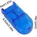Blue Pill Cutter & Splitter with Storage | Essential Medication Aid for Seniors & Adults | Easy Pill Cutting for Vitamins & Tablets - Buy Online on GoSupps.com