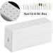 Nail Drill Bit Box 30 Holes Dustproof Drill Bit Case Holes Nail Art Drill Grinding Head Bit Display Storage Box Rack Manicure Tool Suitable for Professional Use or Home Use - Buy Online on GoSupps.com