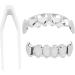 Plating Teeth Brace Brass Serial Number YHYT1046 Silver Teeth Braces Teeth Brace for Halloween Party for Hip Hop Fashion Show for Concert for Birthday Present(Silver) - Buy Online on GoSupps.com