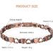 HyyMe Magnetic Bracelet for Women Copper Magnetic Bracelet for Lymphatic Drainage Heart Shape Design Adjustable Jewelry Gifts for Women. (Copper1) - Buy Online on GoSupps.com