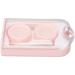 Buy GFRGFH Portable Pink Contact Lens Box Set - Transparent Case with Tweezers | Perfect Gift for Home Use - International Shipping Available - Buy Online on GoSupps.com
