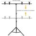 Mountdog T-Shape Backdrop Stand Kit 6.5x5ft with 4 Clamps - Photography Video Studio Support System - Buy Online on GoSupps.com