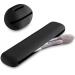 Qetlavee 2Stk portable cosmetic bag 1stk makeup brush holder silicone+1stk make-up sponge holder brush cosmetic bag makeup brush organizer for travel storage for make-up brush (black)