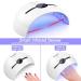 NAILGIRLS 48W Portable Gel UV LED Nail Lamp - Professional Salon Curing Lamp with 3 Timer Modes - Smart Sensor - White - Buy Online on GoSupps.com